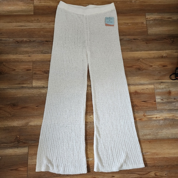 Shade & Shore Other - Shade & Shore Cover-up Pants Womens XL Cream Crochet NEW